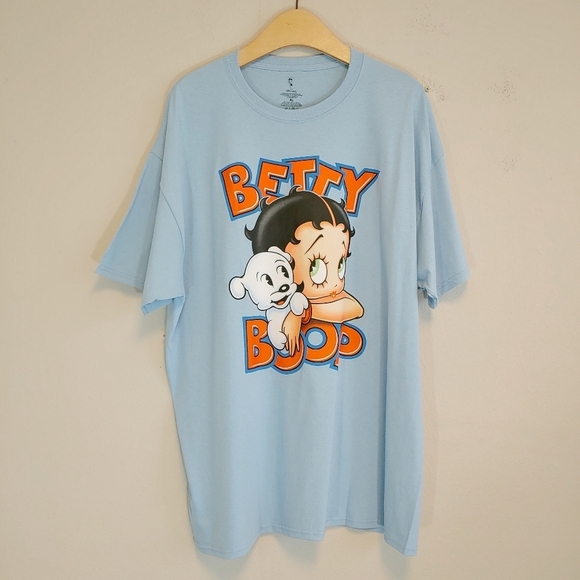 Officially Licensed Betty Boop Forever Friends Short Sleeve Cotton T-Shirt Sz XL - Picture 1 of 6